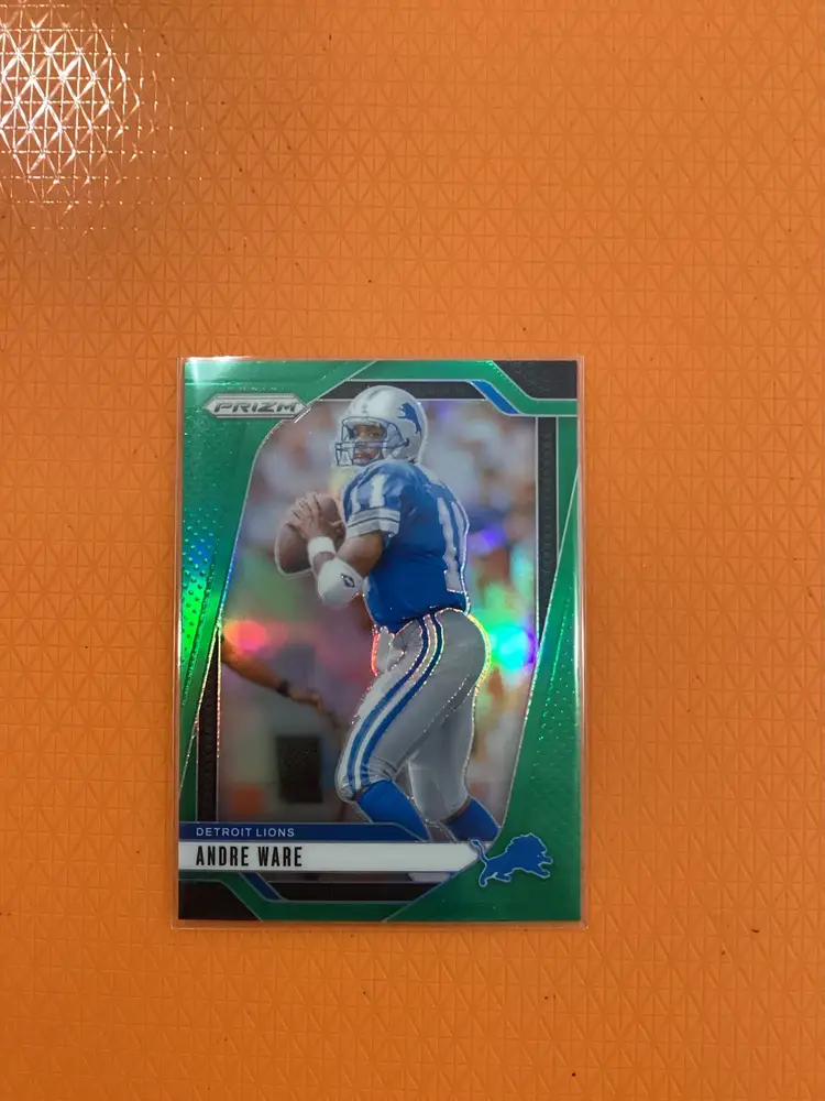 2024 Panini Green Prizm Andre Ware Detroit Lions