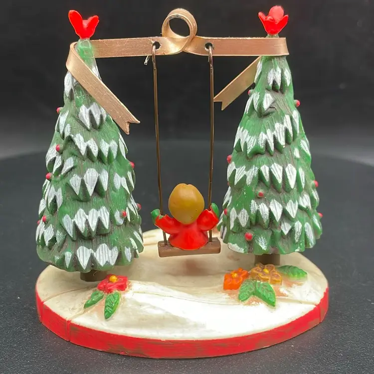 Hallmark tree trimmer Collection Girl On Swing Ornament
