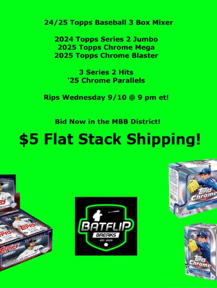 24/25 Topps Baseball 3 Box Mixer
