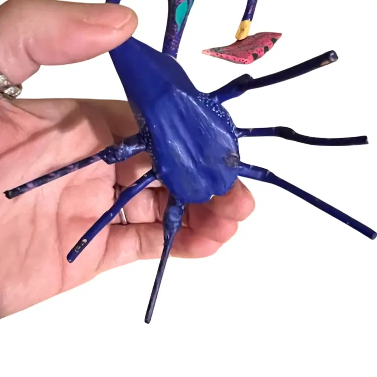 Alebrije Spider Made In Mexico 4” UV Glow