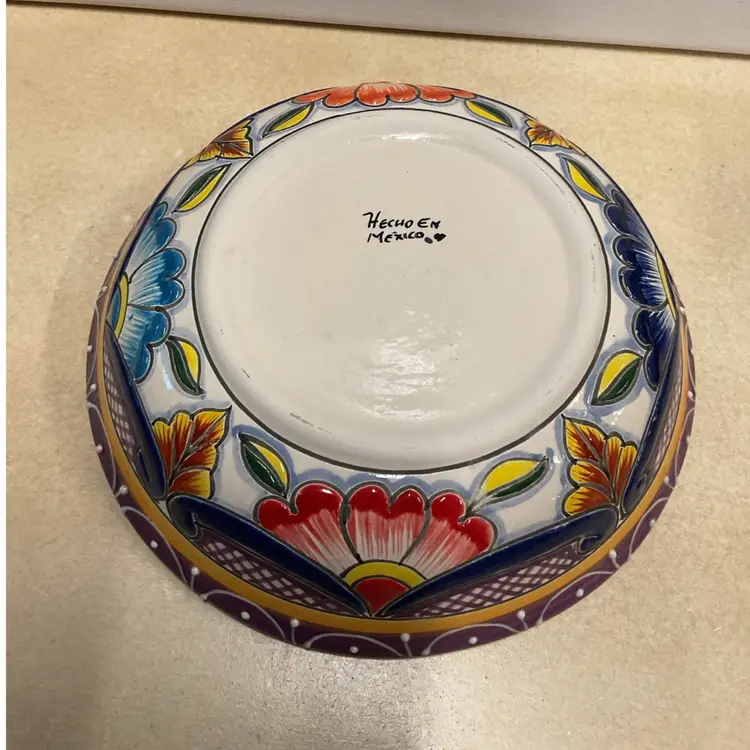 08. Mexican pottery Talavera style bowl