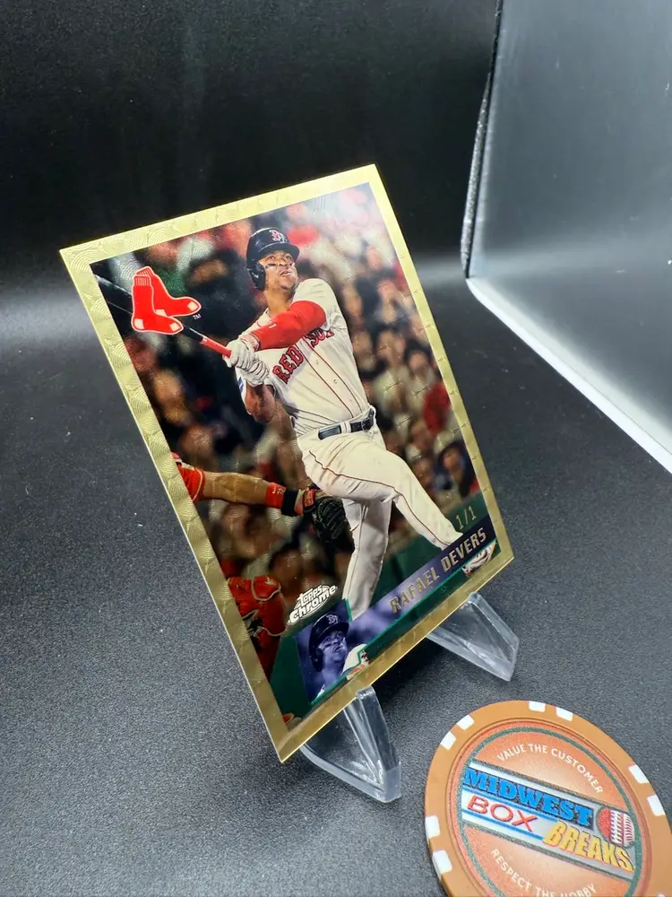 Rafael Devers Superfractor 1/1 2024 Topps Chrome Mitchell & Ness Boston Redsox