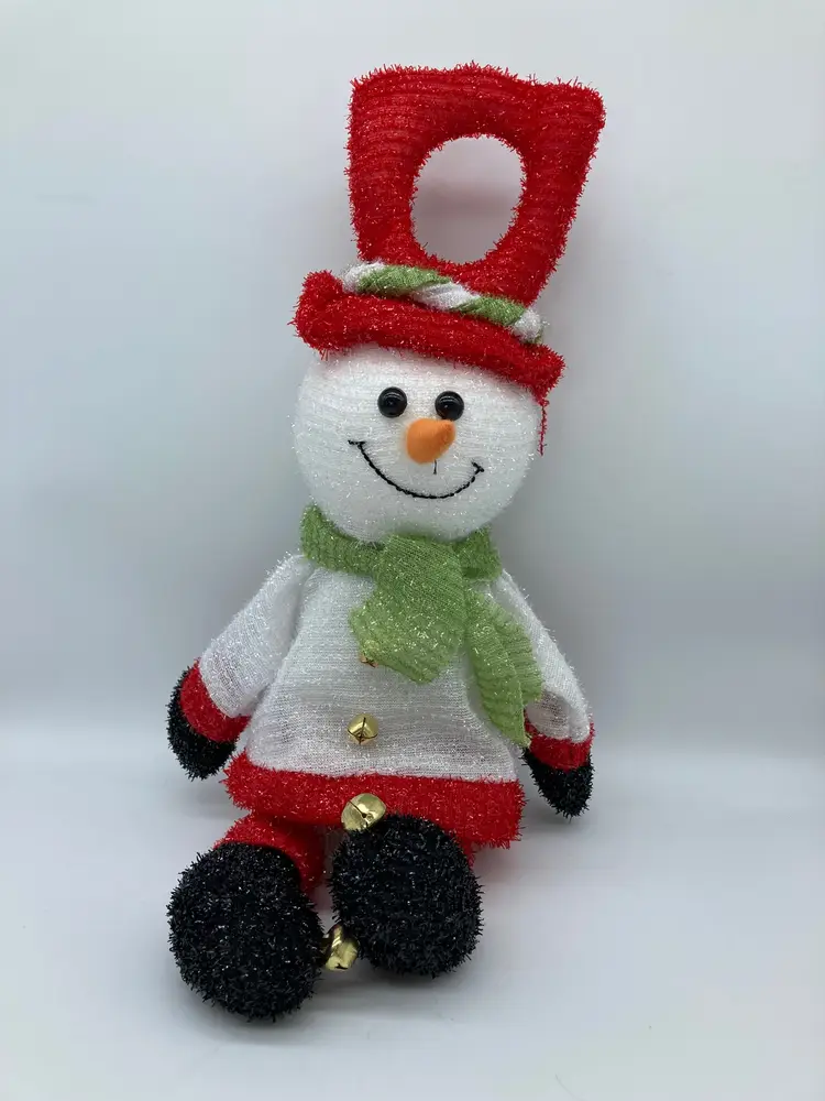Snowman Springy Door Hanger