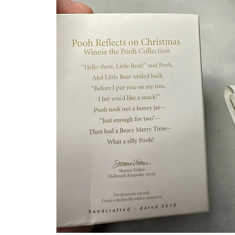 131. Hallmark Disney Pooh Reflects On Christmas