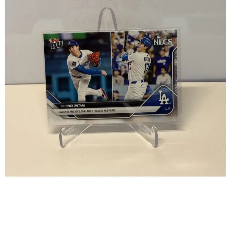 2025 Topps Now #884 Shohei Ohtani Game For The Ages- 10/17/25 10 Ks And 3 HRs