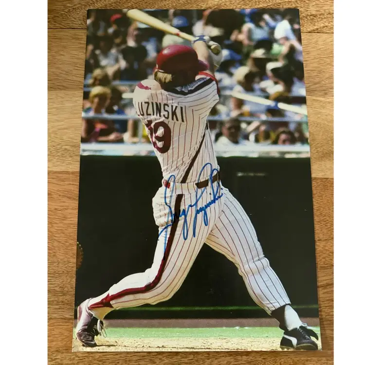 Greg Luzinski - Philadelphia Phillies- Autographed Photo