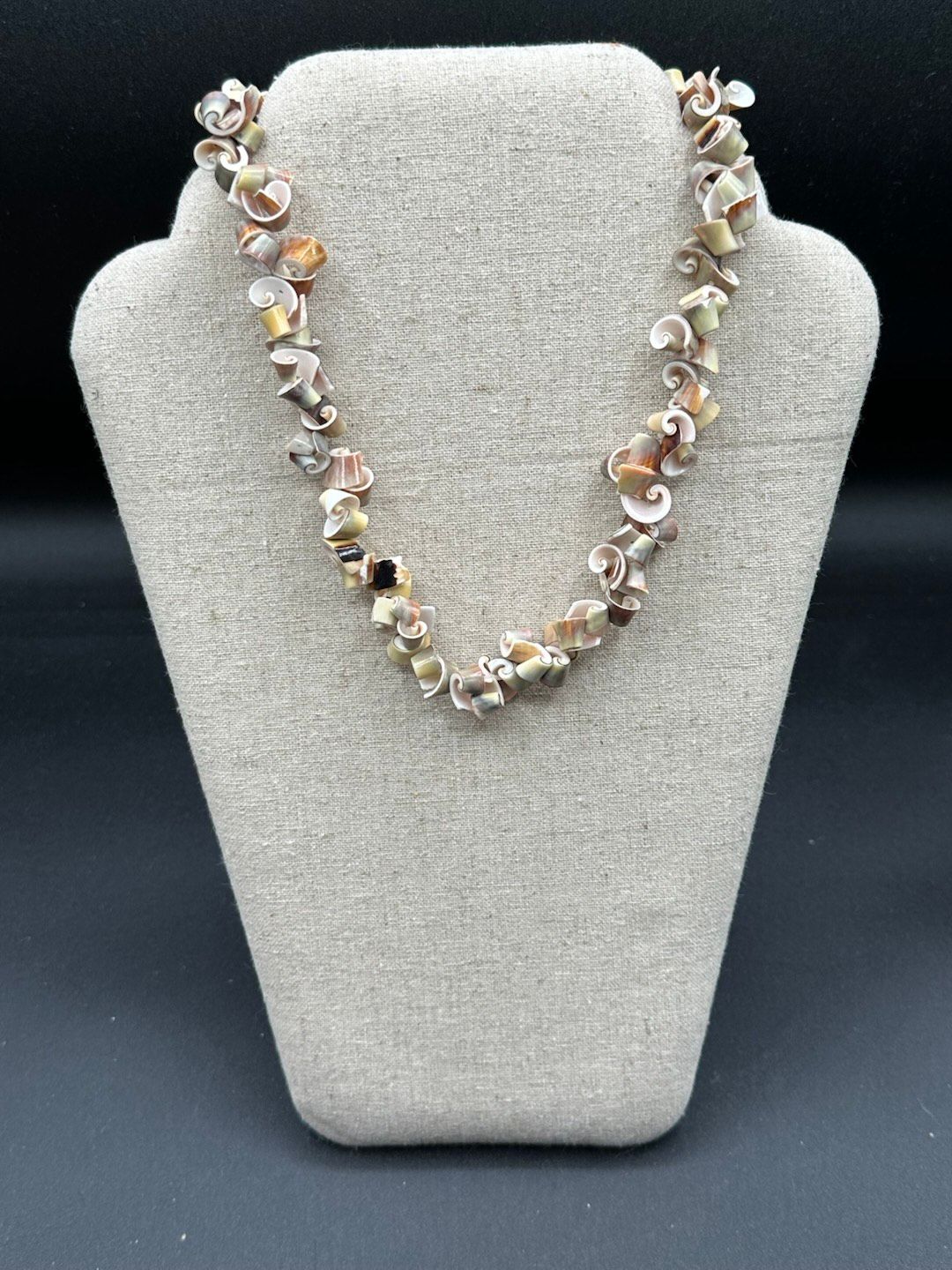 Niknax · Vintage 1970s Hawaiian Necklace Cone Shell Heishi Boho