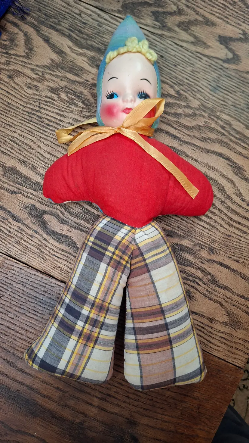 Vintage Carnival Cone Head Doll
