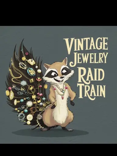 Vintage Jewelry Raid Train ￼on niknax.net