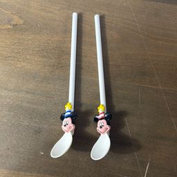 Mickey Spoon Straws 2X