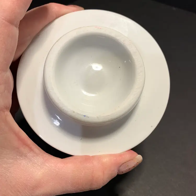 White Ceramic Butter Bell