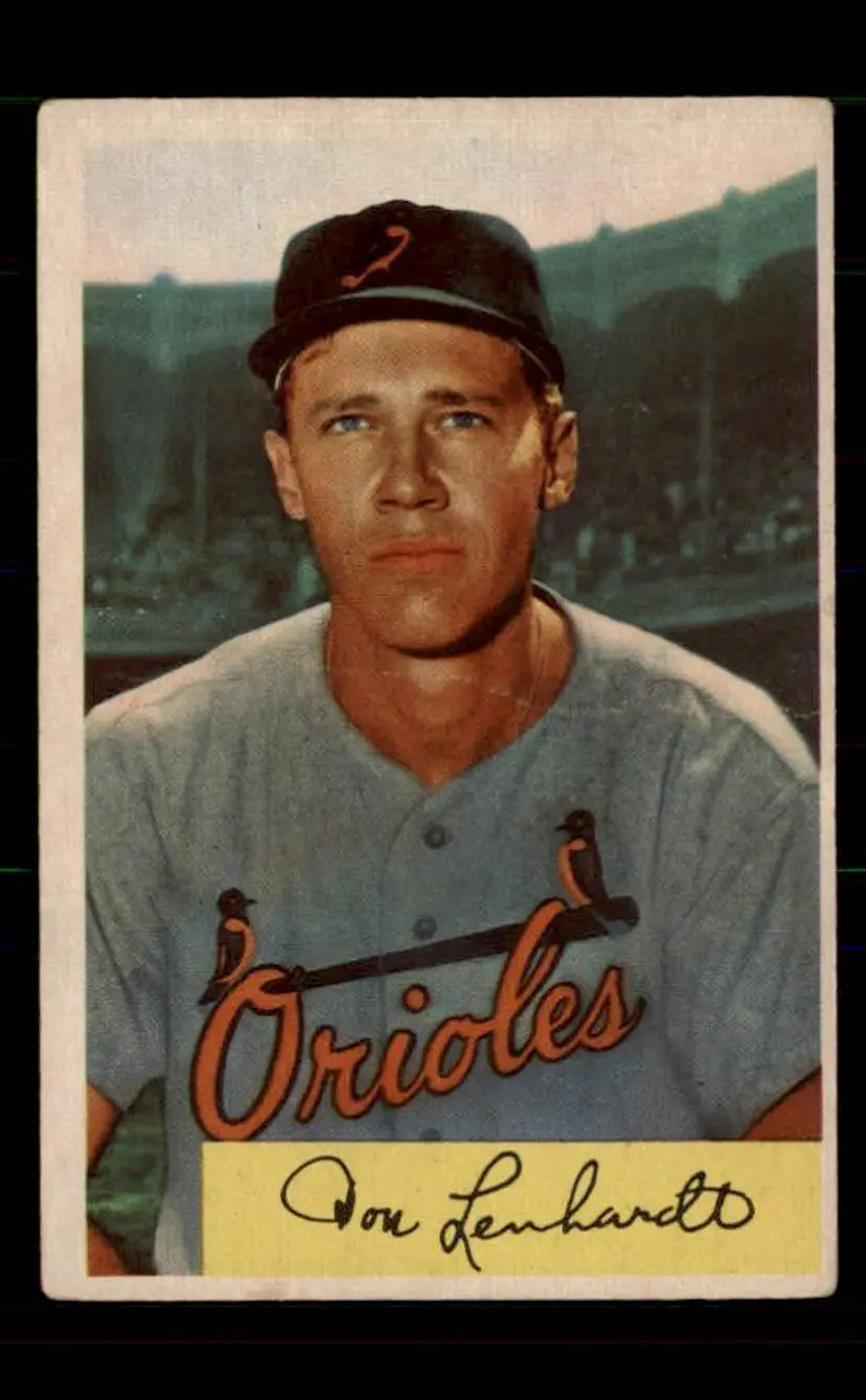 1954 Bowman #53a Don Lenhardt - (pk-tl3) - Baltimore Orioles