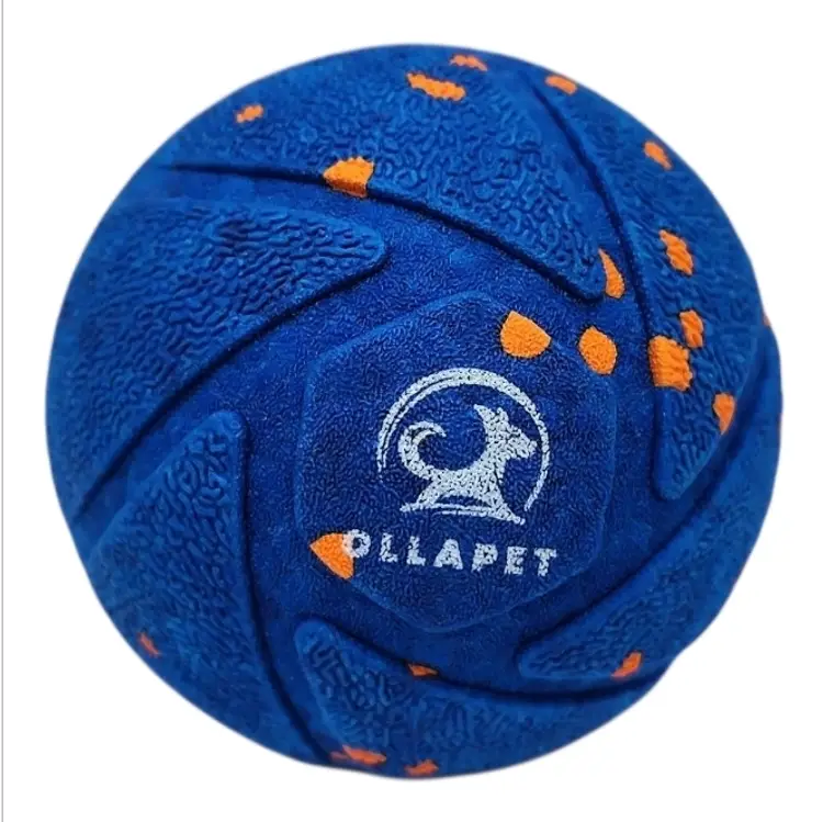 OLLAPET Smart Dog Toy Ball Automatic Bouncing Rolling Chew Resistant Pet Toy