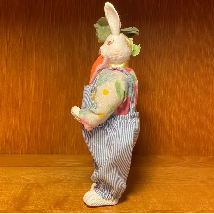 Vintage Celluloid Plastic Easter Bunny Rabbit 7 3/4"