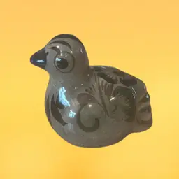 Tonala Pottery Bird Figurine 3” Tall