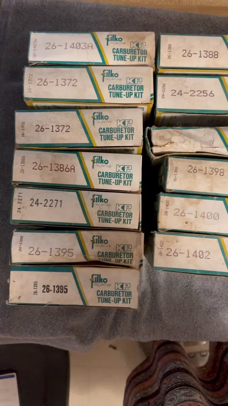 40 Filko Carburetor Kits Vintage NOS