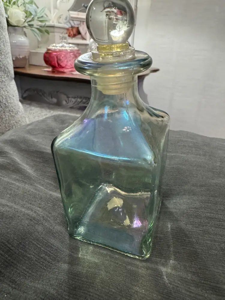 Vintage Iridescent Perfume Bottle