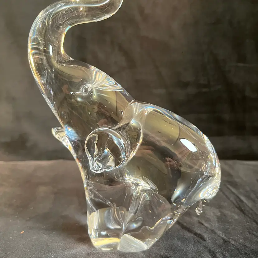 Crystal Art Glass Elephant