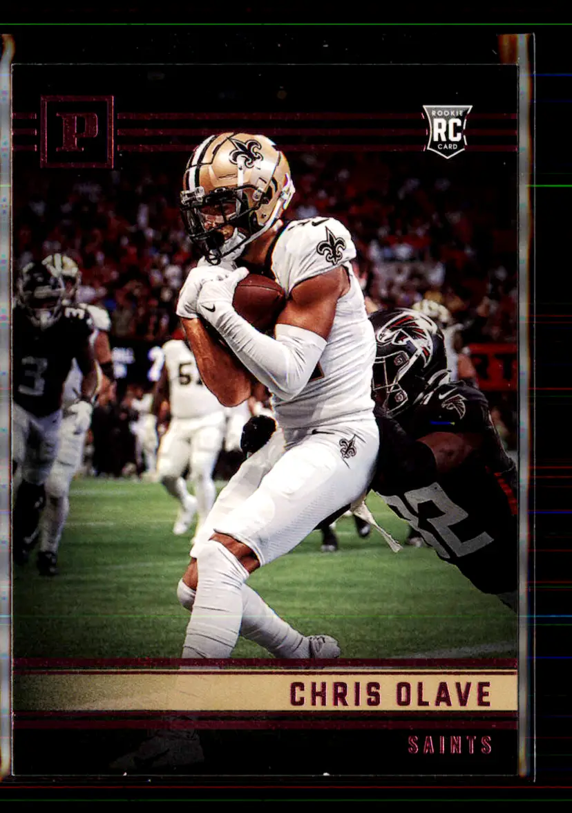 Chris Olave 2022 Panini Chronicles Pink Panini #PA-8 - (113) - New Orleans Saints