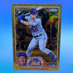 2023 Topps Gilded Francisco Alvarez RC /99 New York Mets