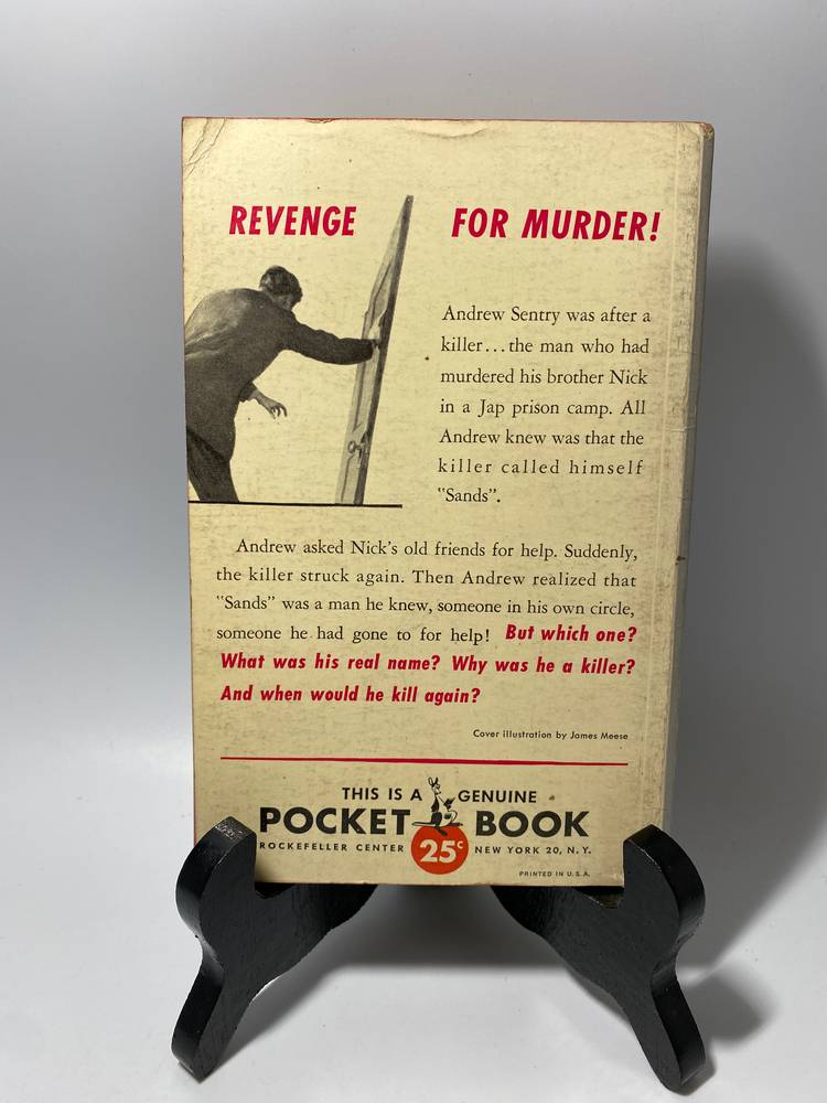 Vintage 'Catch A Killer' By Ursula Curtiss Paperback Book 1953 Pocket Book