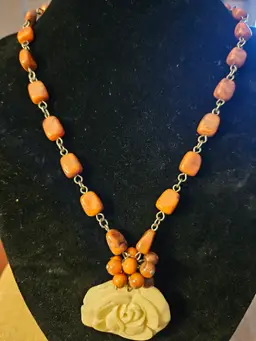 Mammoth ivory necklace