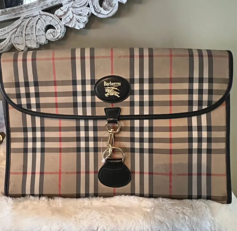 Authentic Burberry Document Holder