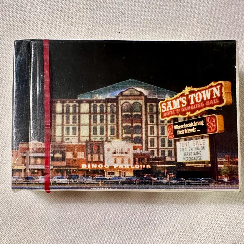 Sealed Vintage Sam's Town Hotel Casino Las Vegas Gambling Hall Playing Cards