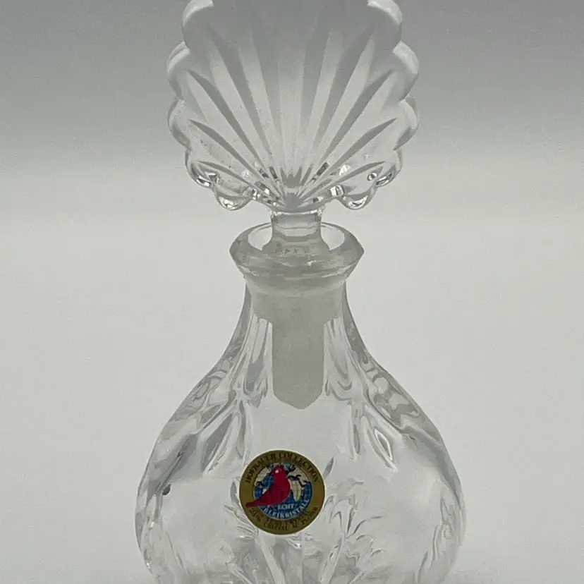 Hofbauer Crystal Perfume Bottle- West Germany