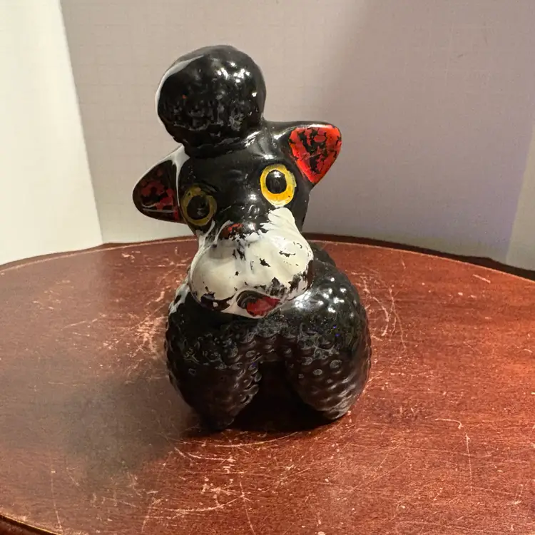 Redware Black Poodle