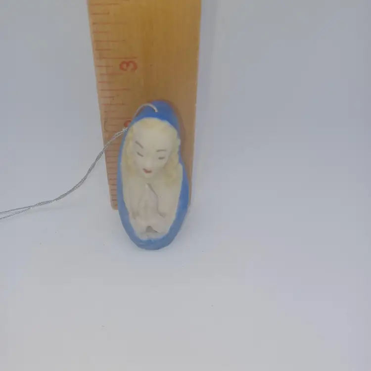 Vintage Praying Madonna Ornament