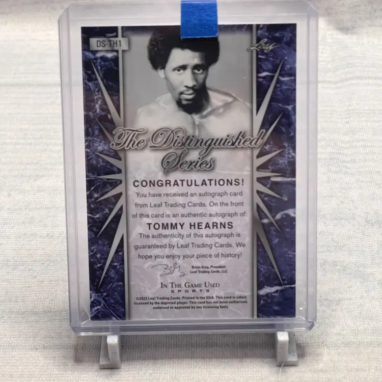 Boxing Tommy Hearns Auto