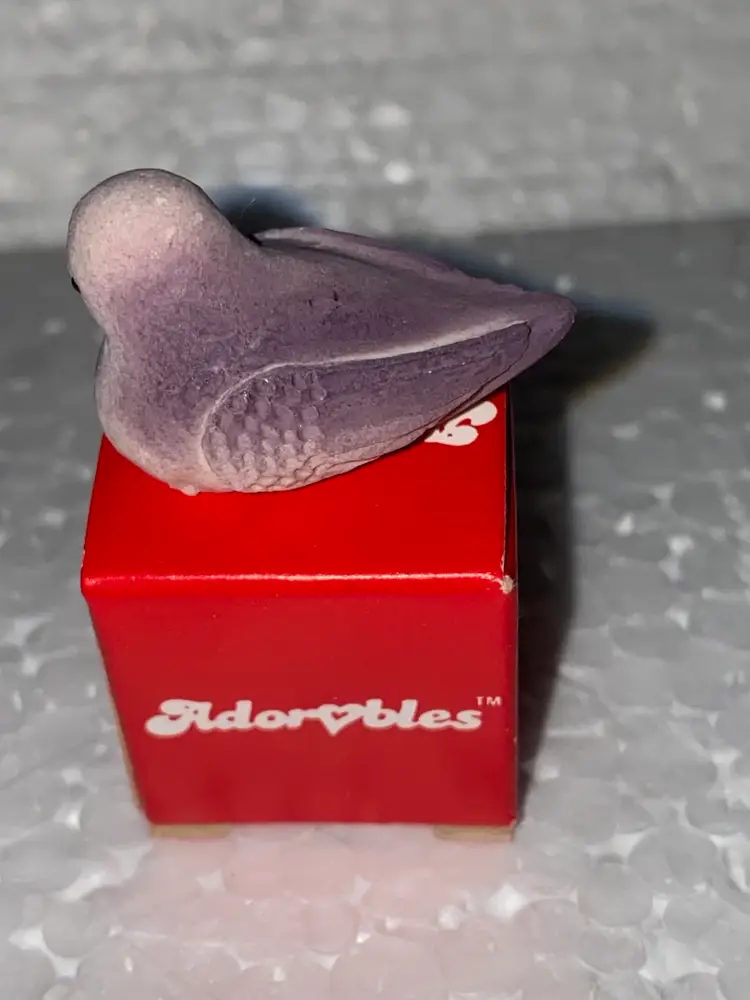 #01 Adorable's animal Figurine made in Scotland, hand painted as pictured