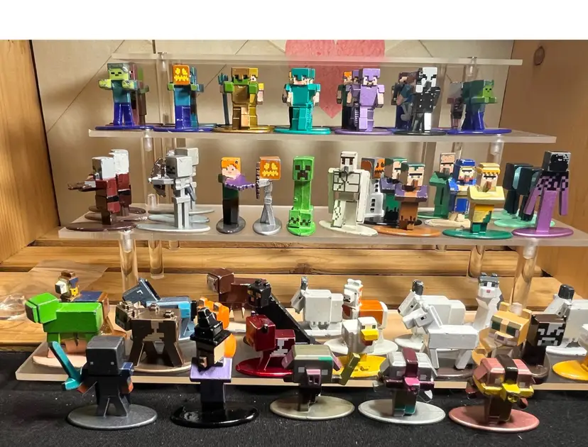 Jada NANO Die Cast Metal 63 Pc Minecraft Lot