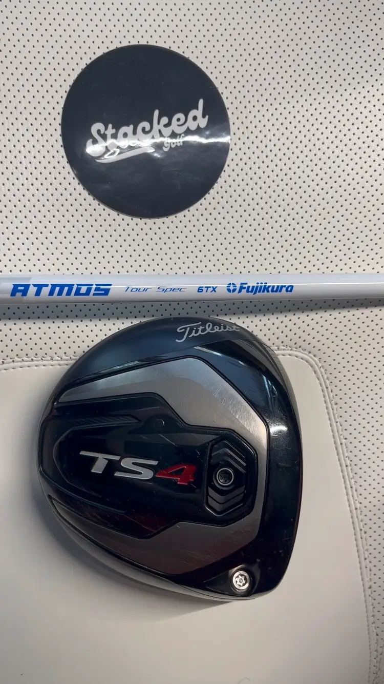 Titleist TS4 8.5 Degree Driver 45.1/4 XS Fujikura Atmos Tour Spec 6TX RH new/ Titleist Gold Pride Grip