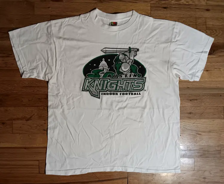 vintage Austin Knights t-shirt defunct Football Dallas Cowboys Houston Texans
