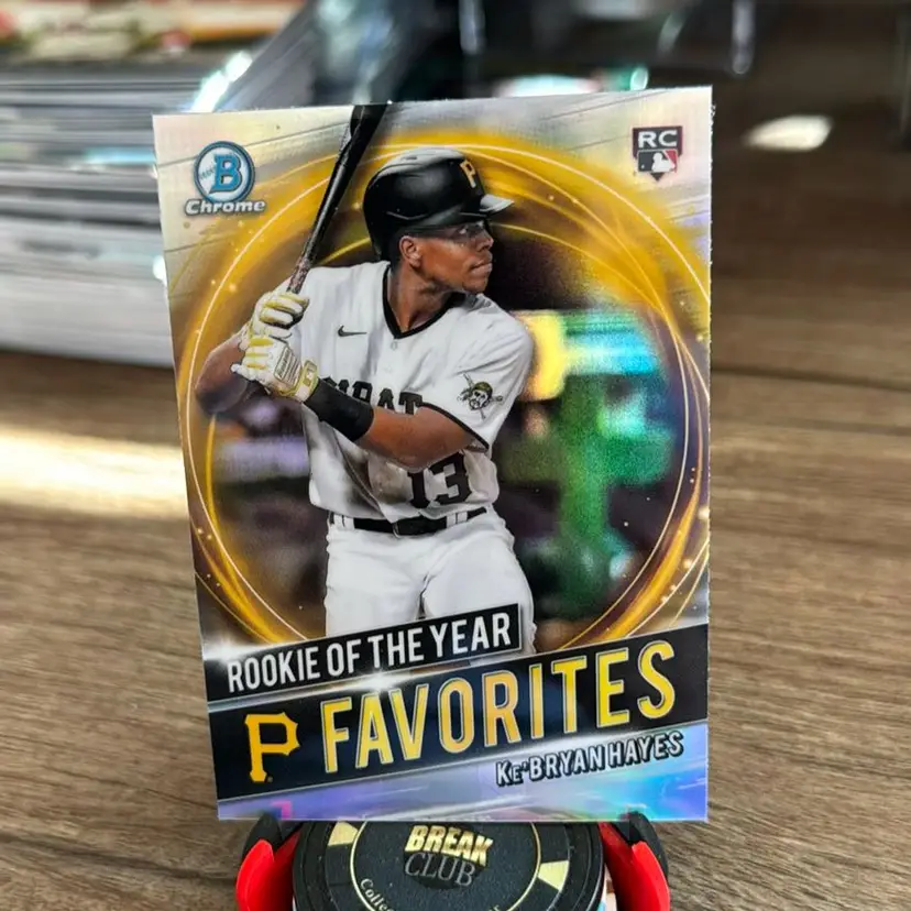 Ke’Bryan Hayes
2021 Bowman Chrome RC
Rookie Of The Year Favorites
Pittsburgh Pirates 