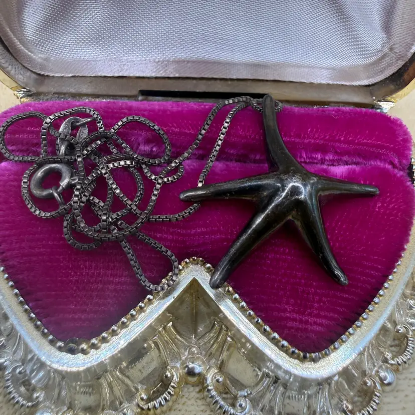 Sterling Silver Starfish Necklace