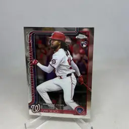 2025 Topps Chrome Update Series - James Wood Rookie Debut #USC95 RC Nationals