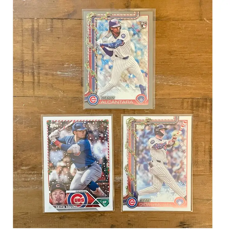 Chicago Cubs Topps Holiday Parallel & SP Lot