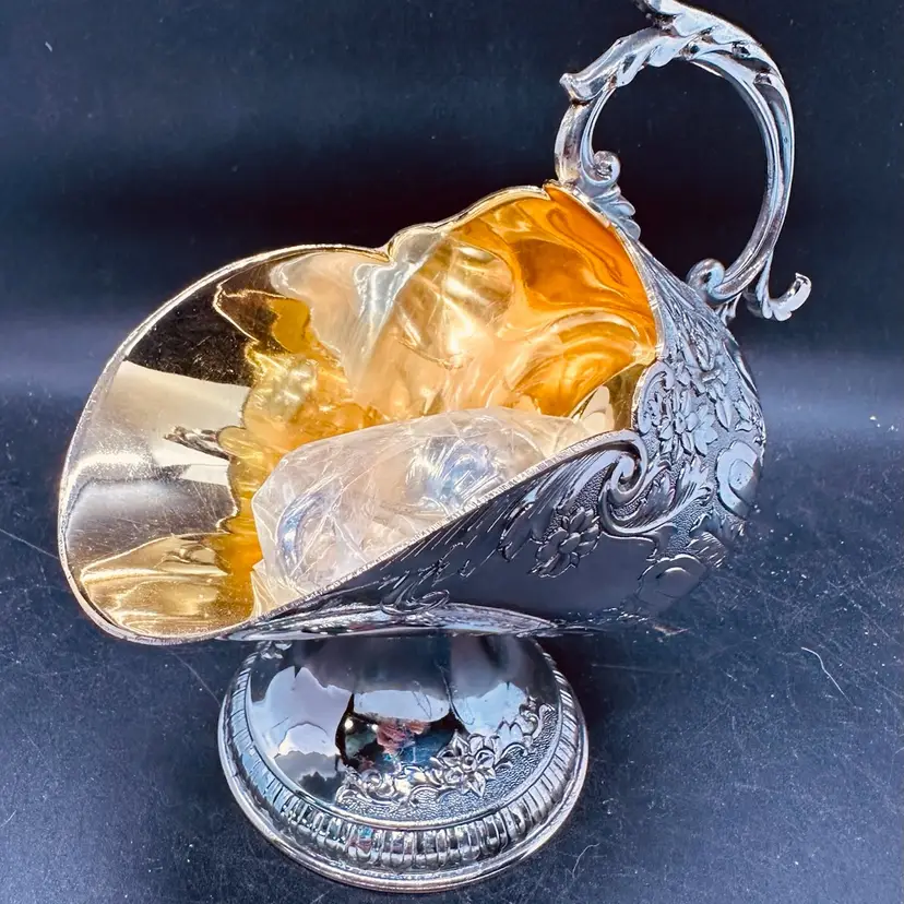 8. Vintage E.P. Zinc sugar scuttle from Japan