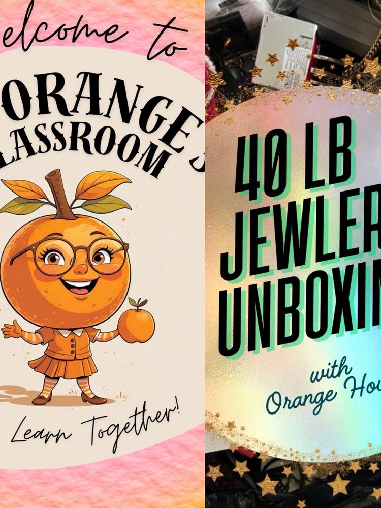 Unbox Jewelry✨ Ms. 🍊’s Class & 40lb Lot ✨ Craft & Wear ✨ 