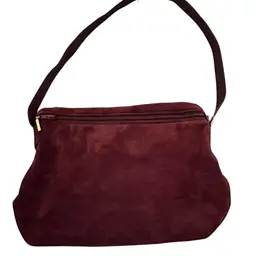 Vintage Meyers USA Burgundy Suede Shoulder Bag – NWT, 13” x 9.5”