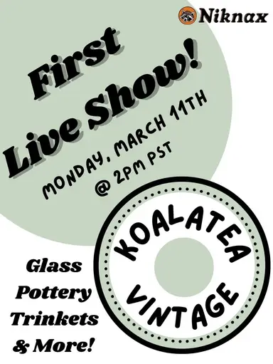 Koalatea Vintage First Live Show!