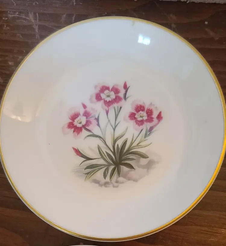 Vintage Worcester Fine Bone China Pin Or Trinket Dishes Set of 5