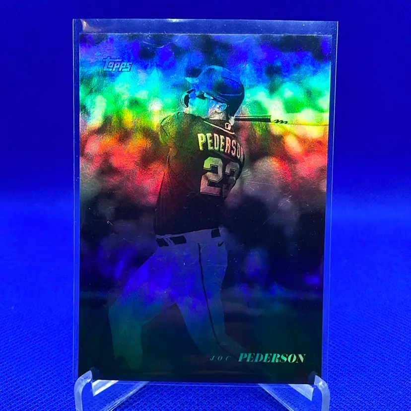 2022 Black And White Joc Pederson Rainbow Foil /5 Arizona Diamondbacks