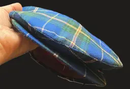 VTG Bonda Nova Scotia Blue Tartan Newsboy Flat Cap