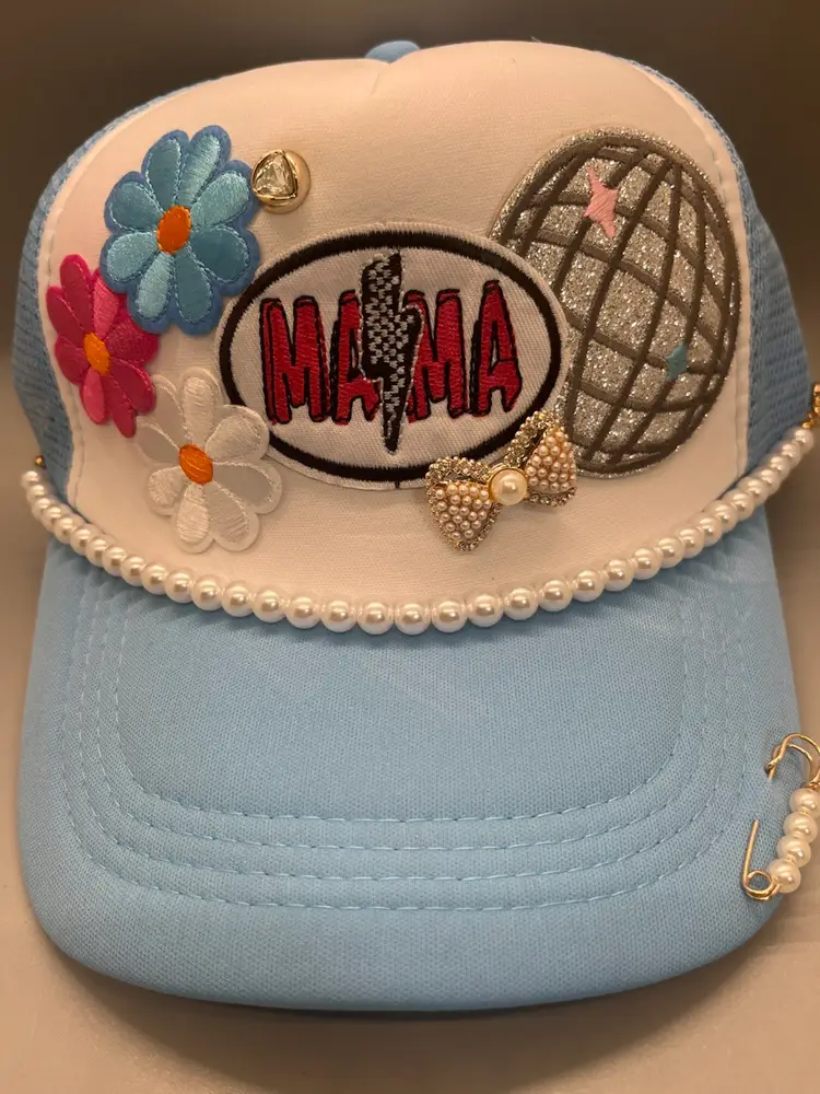 Trucker Hat - Mama Lt Blue