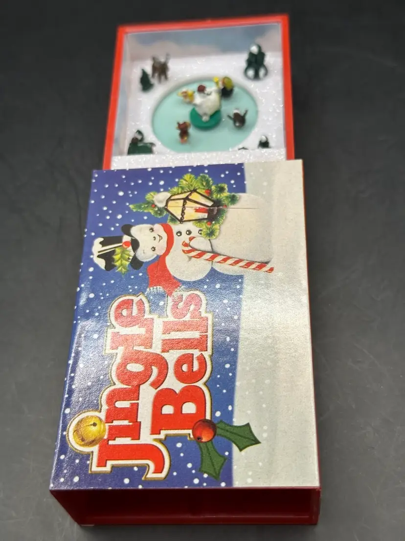 Mr Christmas Matchbox Melodies Animated Music Box,Jingle Bells