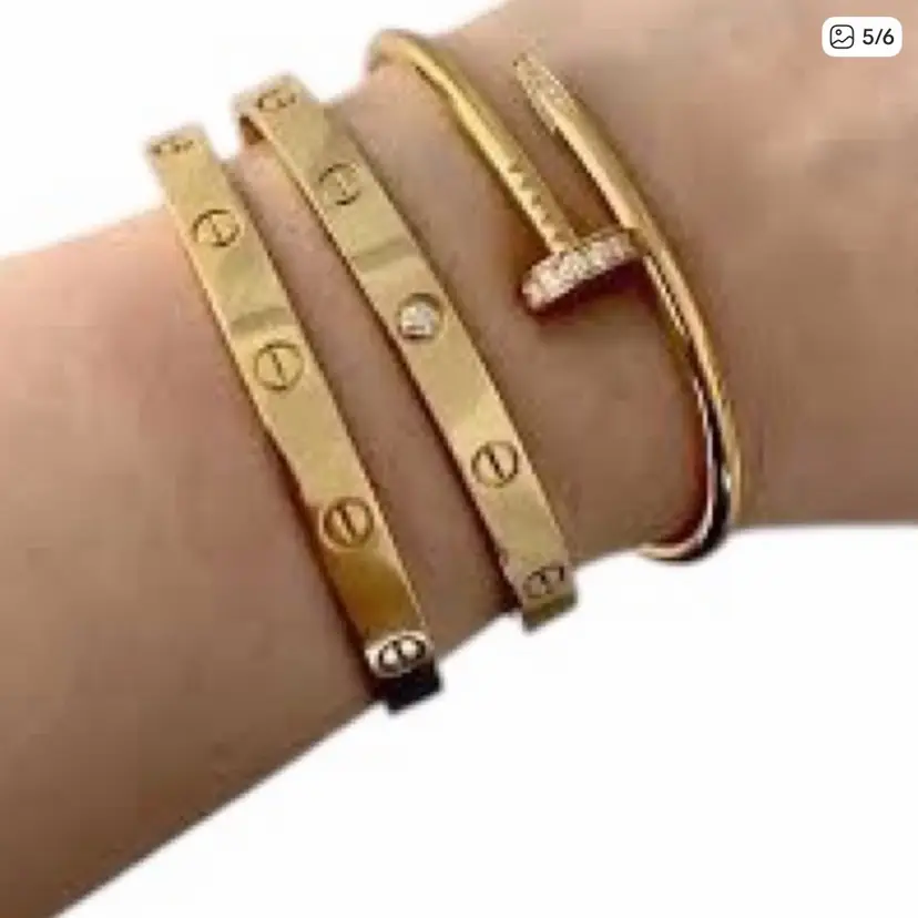 Nail Stainless Steel Bracelet